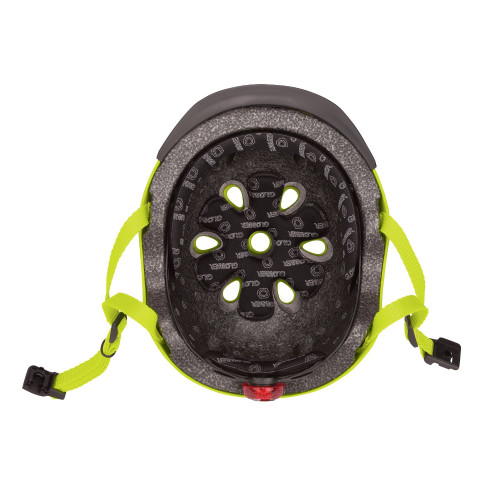 Globber Helmet Elite Με Αναλάμπον LED XS/S ( 48-53CM ) LIME GREEN FLOWERS