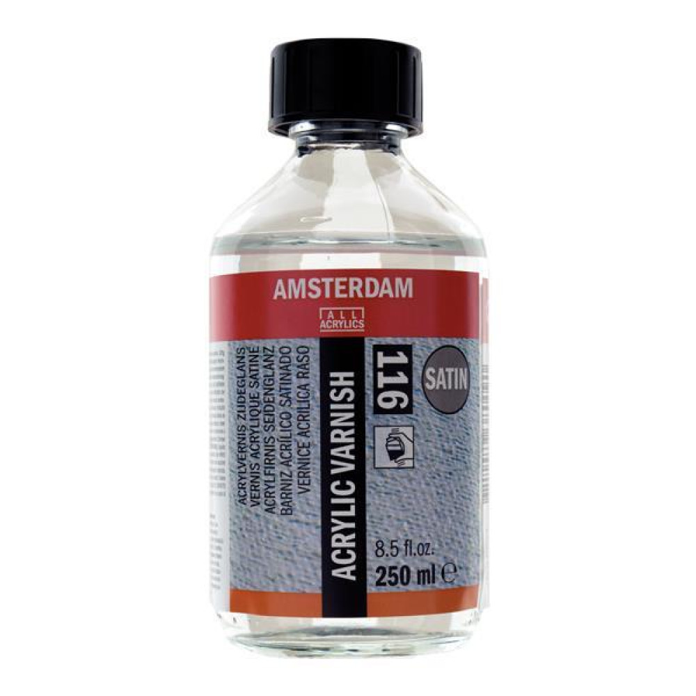 Talens amsterdam acrylic varnish Satin 116 250ml.