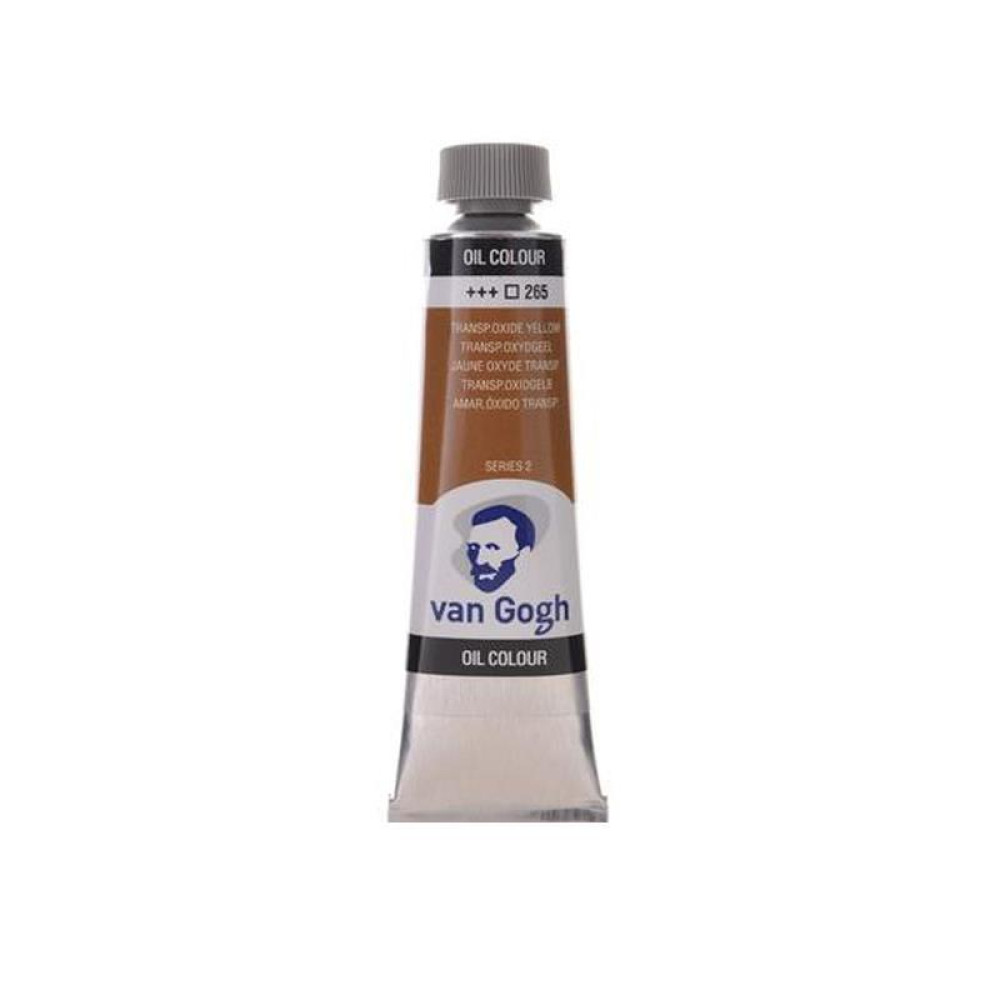 Talens van gogh χρώμα λαδιού 265 transparent oxide yellow 20ml