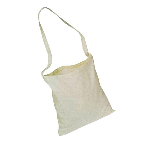 Τσάντα βαμβακερή με μακρύ χερούλι Y41x36εκ.