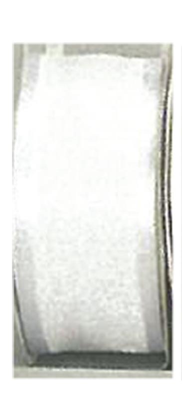 Next Οργαντίνα με σατέν ούγια 15mm λευκή ρολό 25μ. 16234-00ΔΔ-2