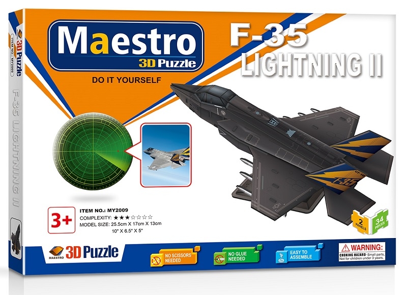 Remoundo 3D ΠΑΖΛ F-35 Lightning II 34ΤΜΧ MY2009 6970114322098